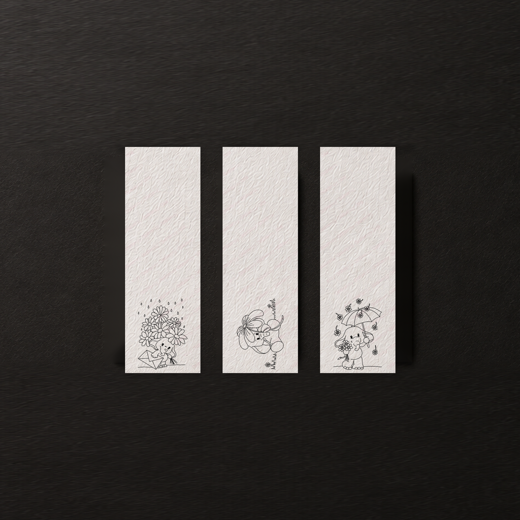 Blossom Daydream | Winks Wonder Days Watercolor Bookmark Set