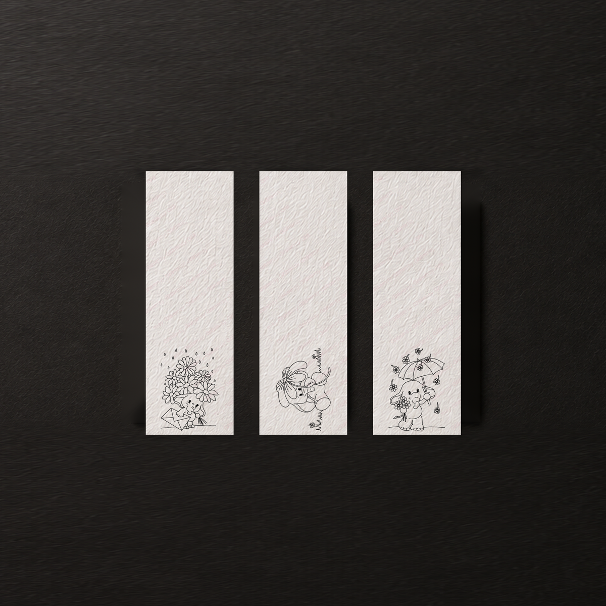 Blossom Daydream | Winks Wonder Days Watercolor Bookmark Set