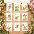 Bug Garden Grove Complete Mini Paint-Your-Own Watercolor Collection | 2x3 Whimsy Grams