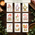 Gnome Heart Grove Complete Mini Paint-Your-Own Watercolor Collection | 2x3 Whimsy Grams