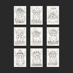Highland Heart Haven Complete Mini Paint-Your-Own Watercolor Collection | 2x3 Whimsy Grams