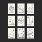 Winks Wonder Days Complete Paint-Your-Own Watercolor Print Collection | 4x6