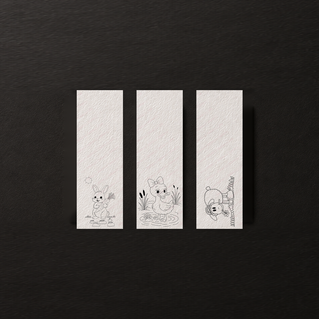 Clover Garden Friends bookmark set preview