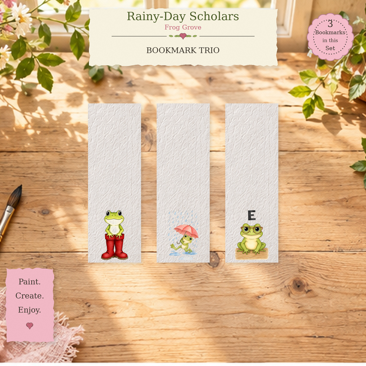 Rainy-Day Scholars bookmark set primary image