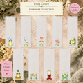 Complete Frog Grove 2x6 bookmark collection primary image