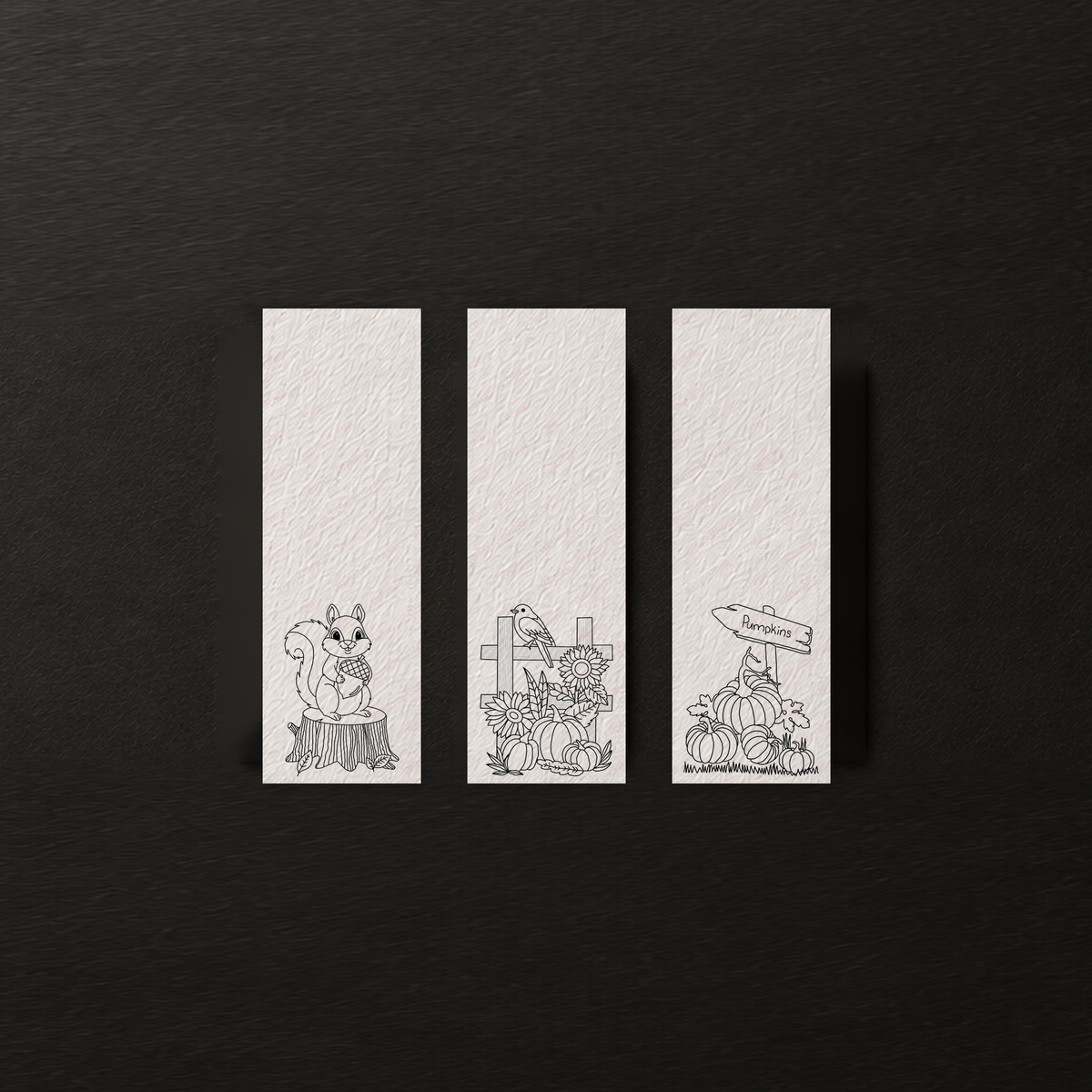 Sunflower Welcome bookmark set preview