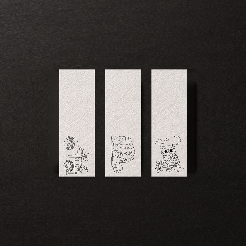 Moonlit Market bookmark set preview