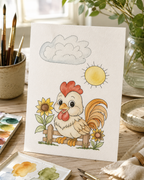 Blossom Buddy Chicken Series lifestyle image