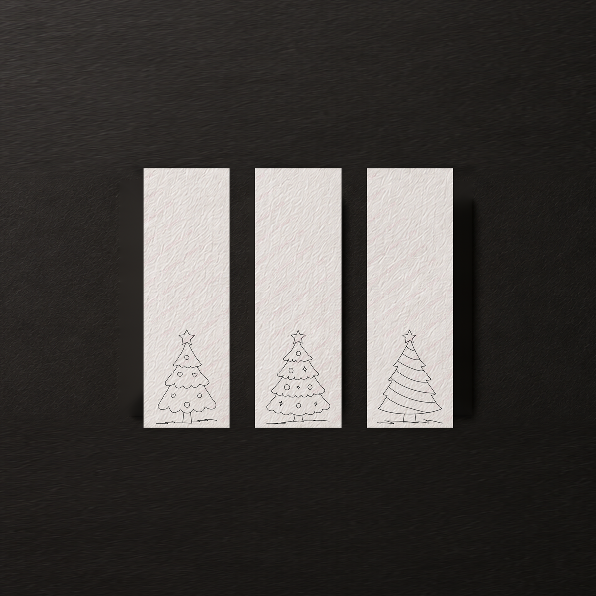 Evergreen Wishes bookmark set preview