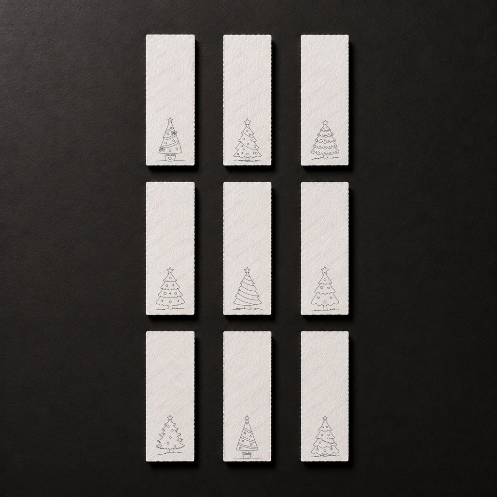 Painted Pines bookmark collection preview