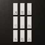 Snowman complete bookmark collection line art preview