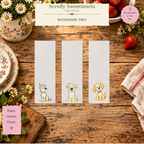 Scruffy Sweethearts bookmark set primary image