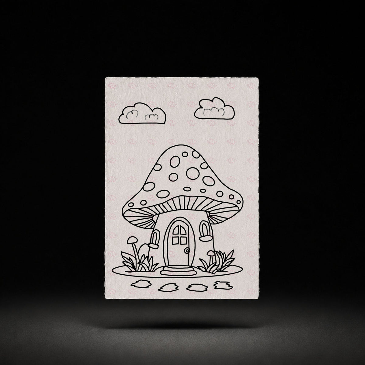 Pebblecap Cottage Paint-Your-Own Watercolor Print | Places To Live