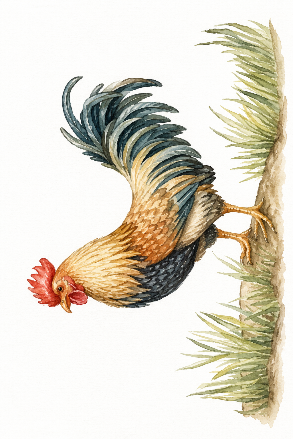 Feathered Tree Acrobat