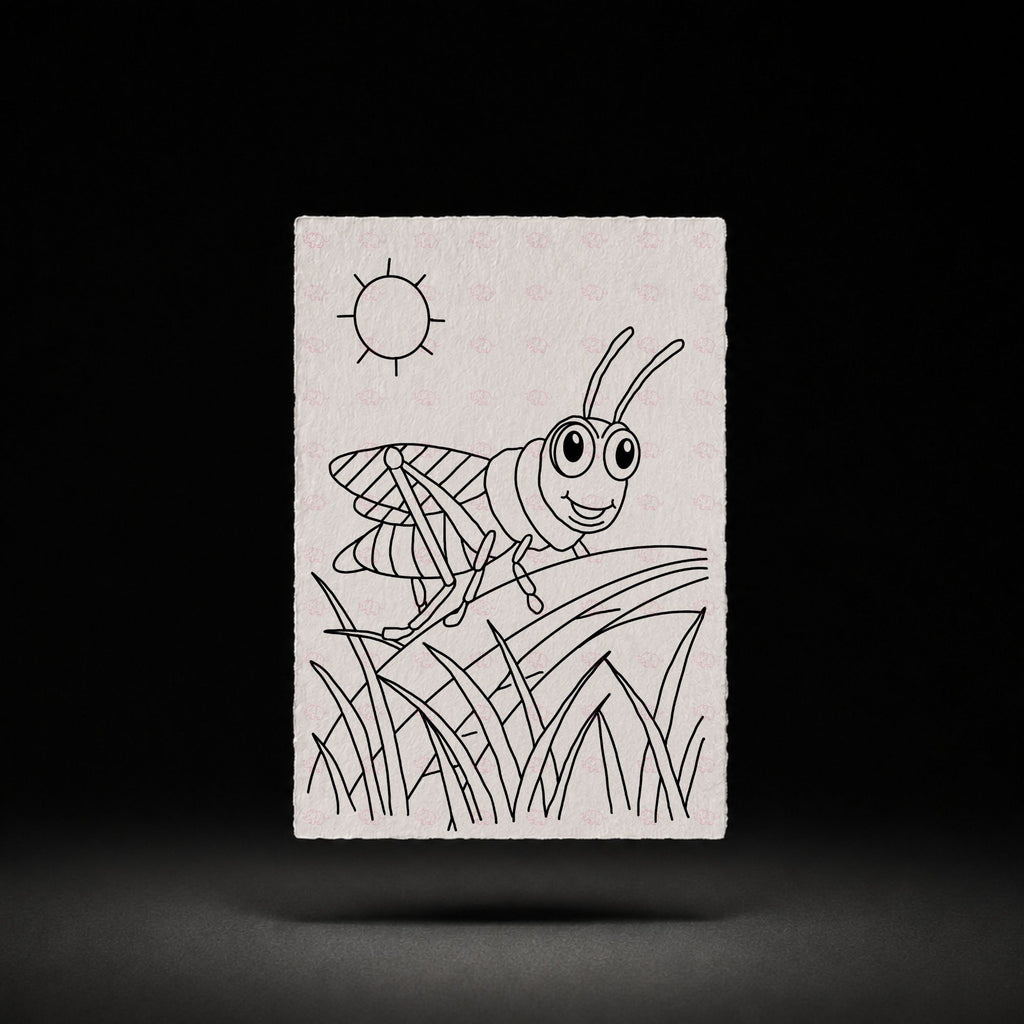 Grasshopper Glide line art preview
