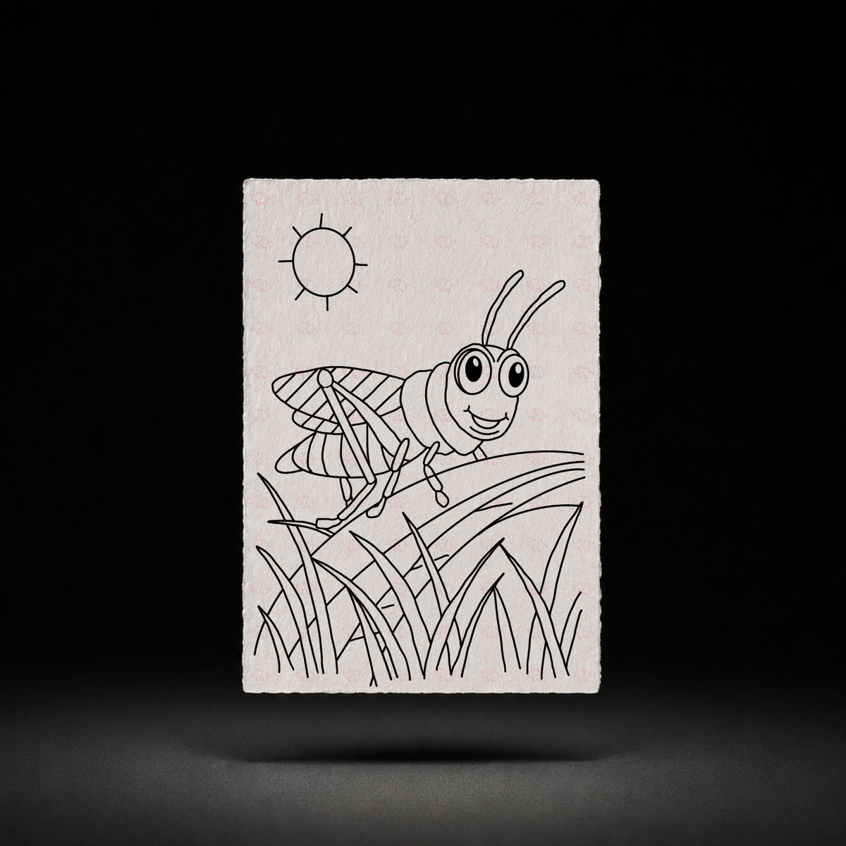 Grasshopper Glide line art preview