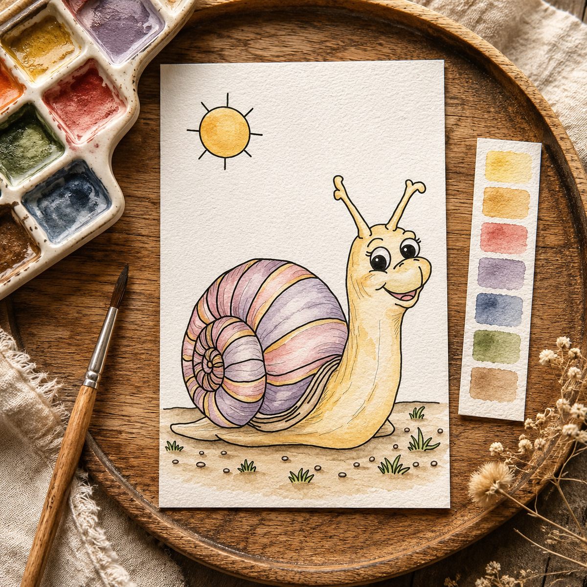 Happy Trail Snail lifestyle photo