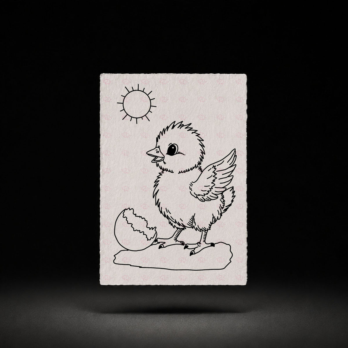 Tiny Hatchling Steps Paint-Your-Own Watercolor Print | Cozy Chicken Hollow