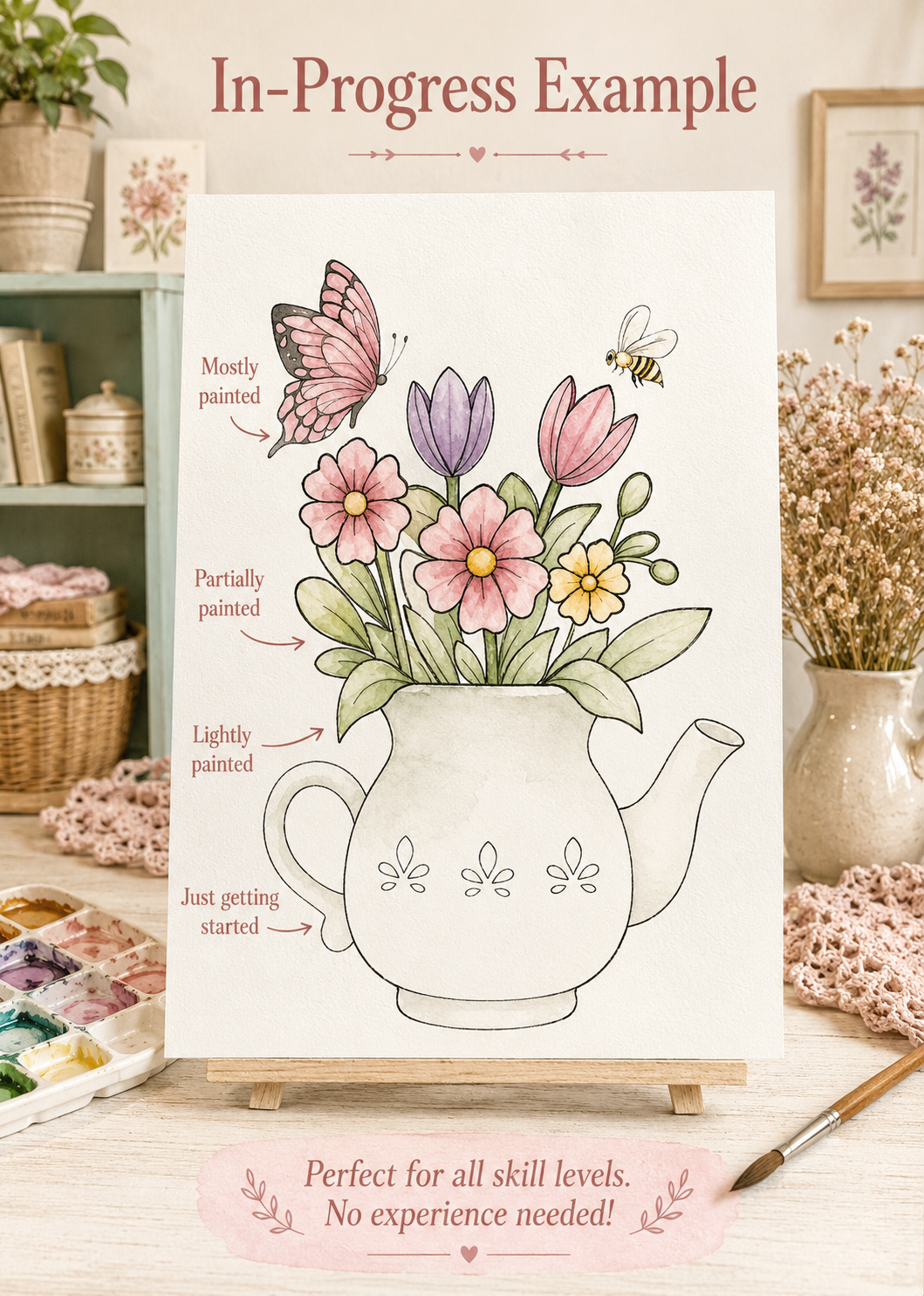 Blossom Teapot Cottage infographic