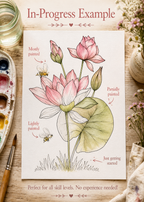 Lily Pond Lantern infographic