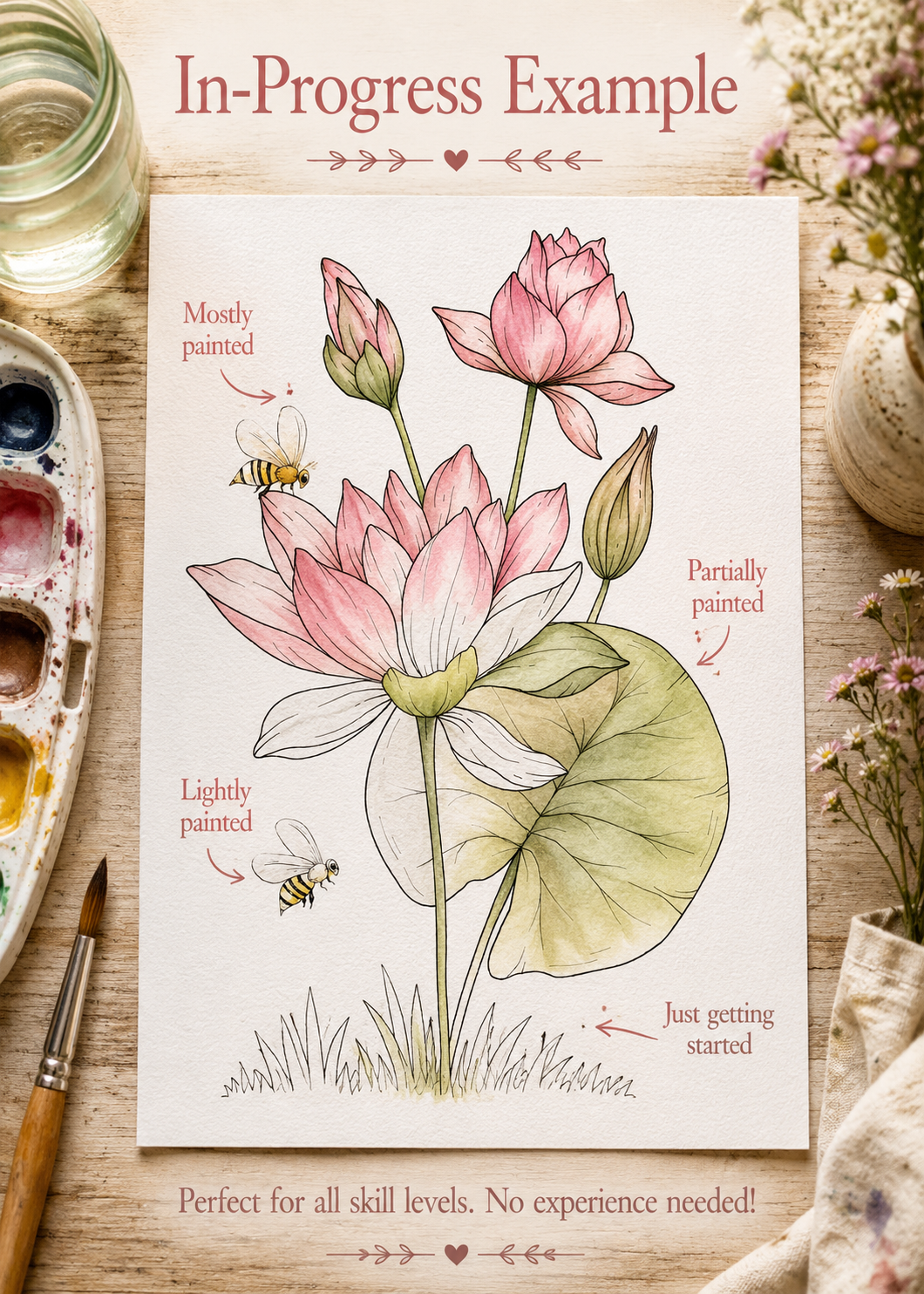 Lily Pond Lantern infographic