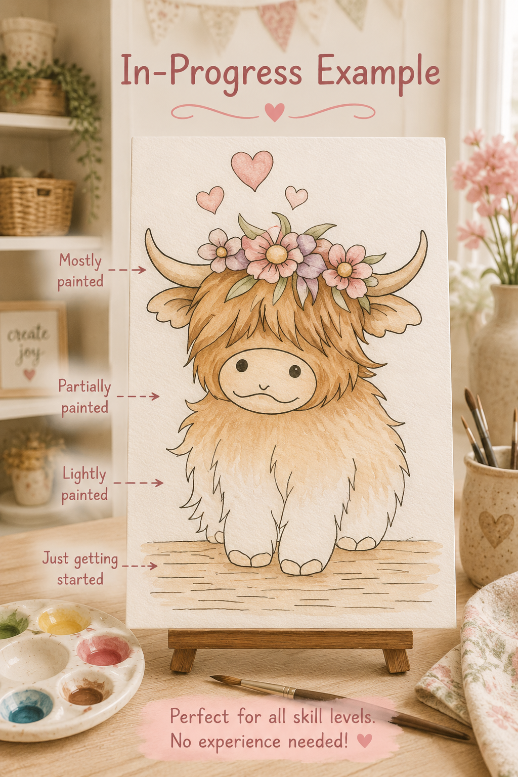 Blossom Crown kit contents