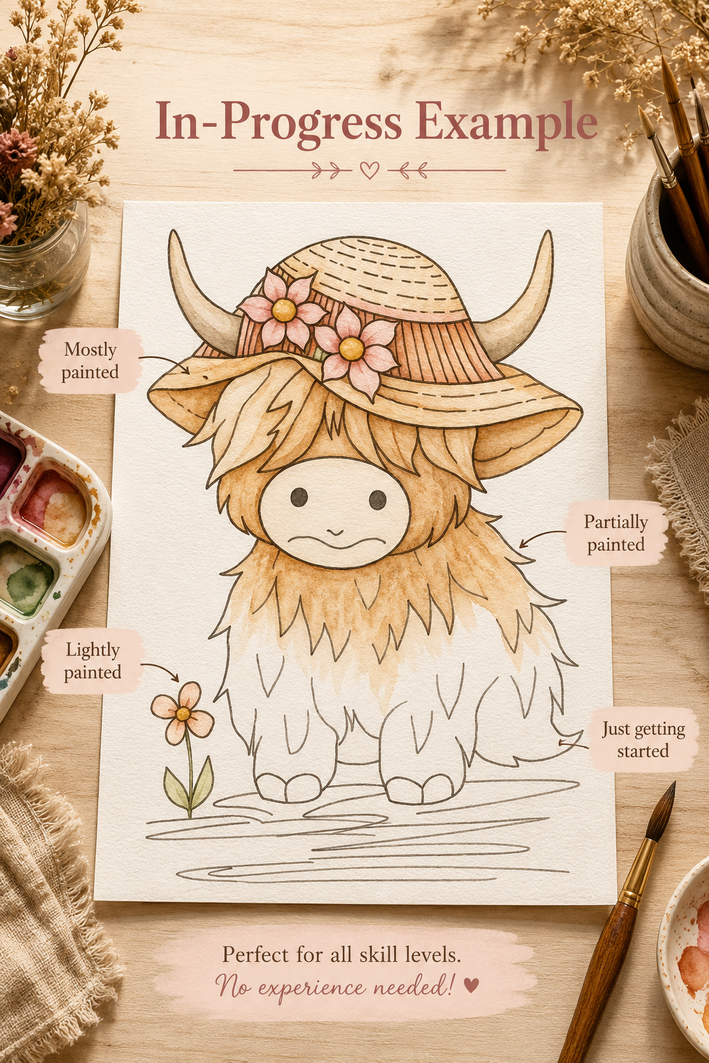 Sunhat Meadow kit contents
