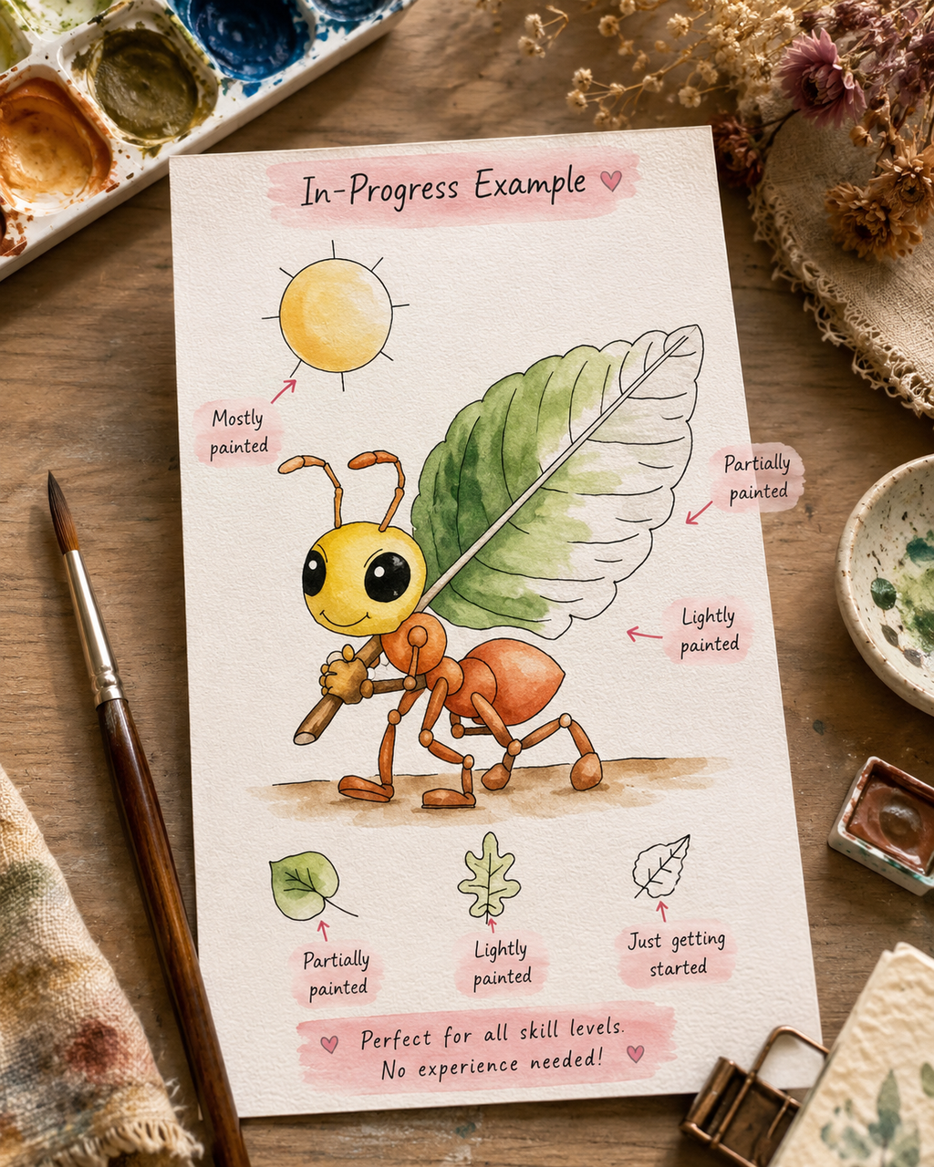 Leafy Little Ant infographic