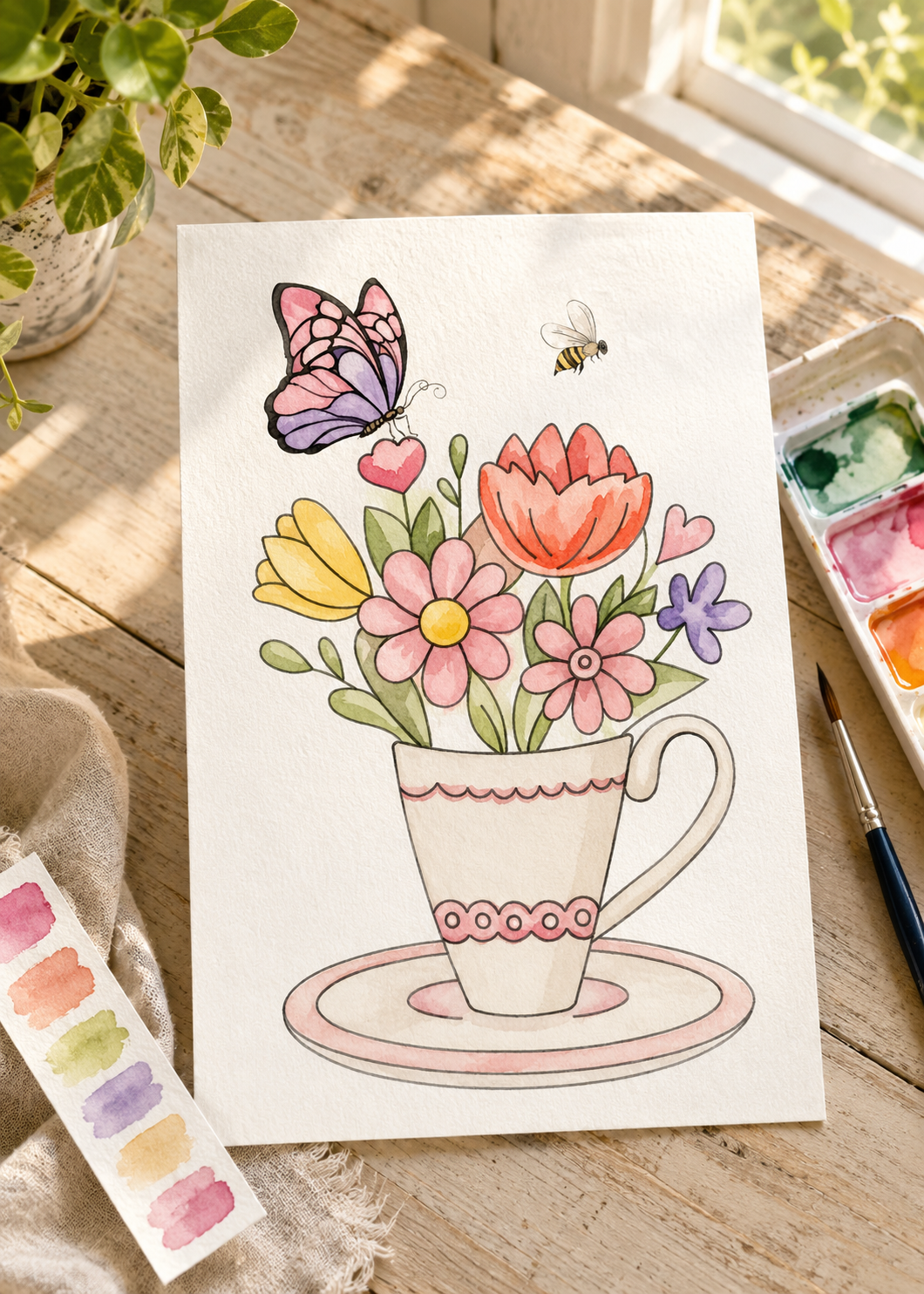 Garden Teacup Bloom lifestyle photo