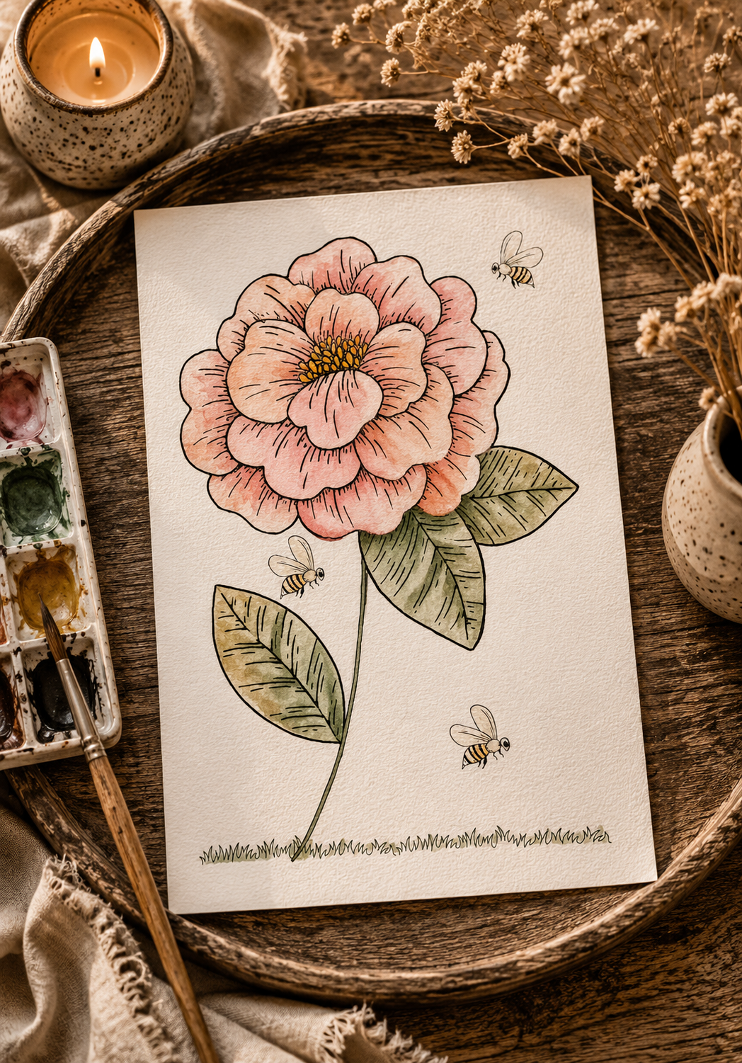 Cottage Rose Delight lifestyle photo