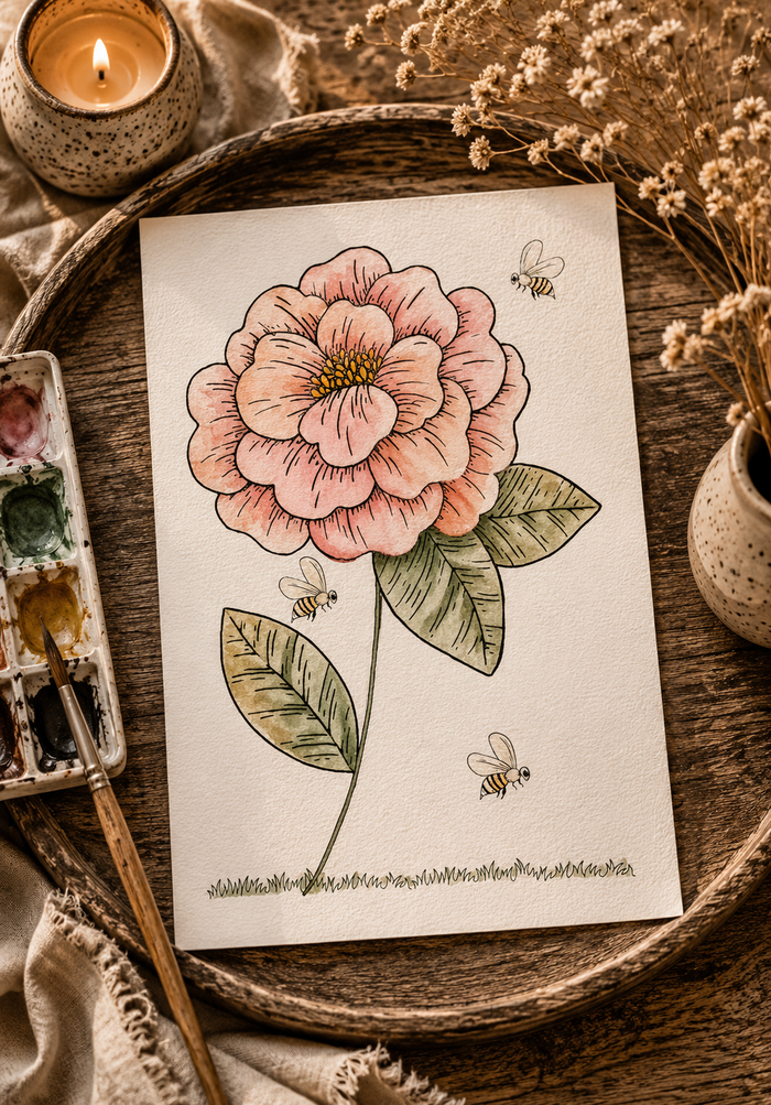 Cottage Rose Delight lifestyle photo