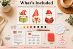 Tidings & Treasures Watercolor Trio Kit lifestyle photo