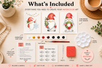 Snowy Welcome Watercolor Trio Kit lifestyle photo