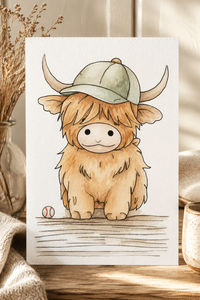 Barnyard Buddy Paint-Your-Own Watercolor Print | Highland Heart Haven