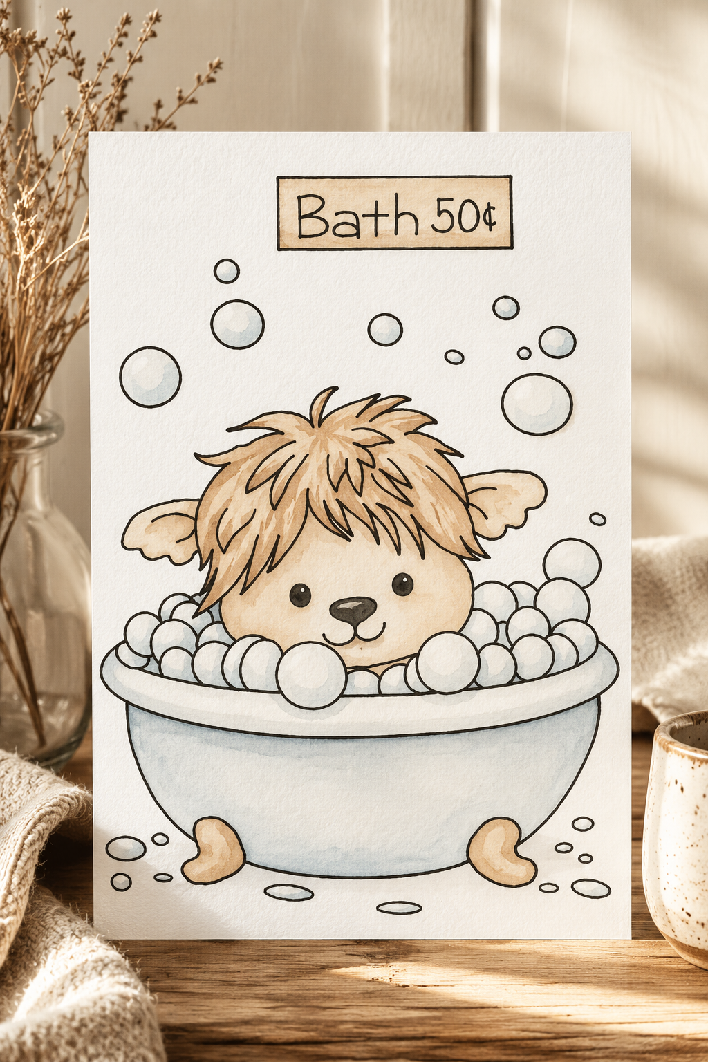 Bubble Bath Haven lifestyle scene