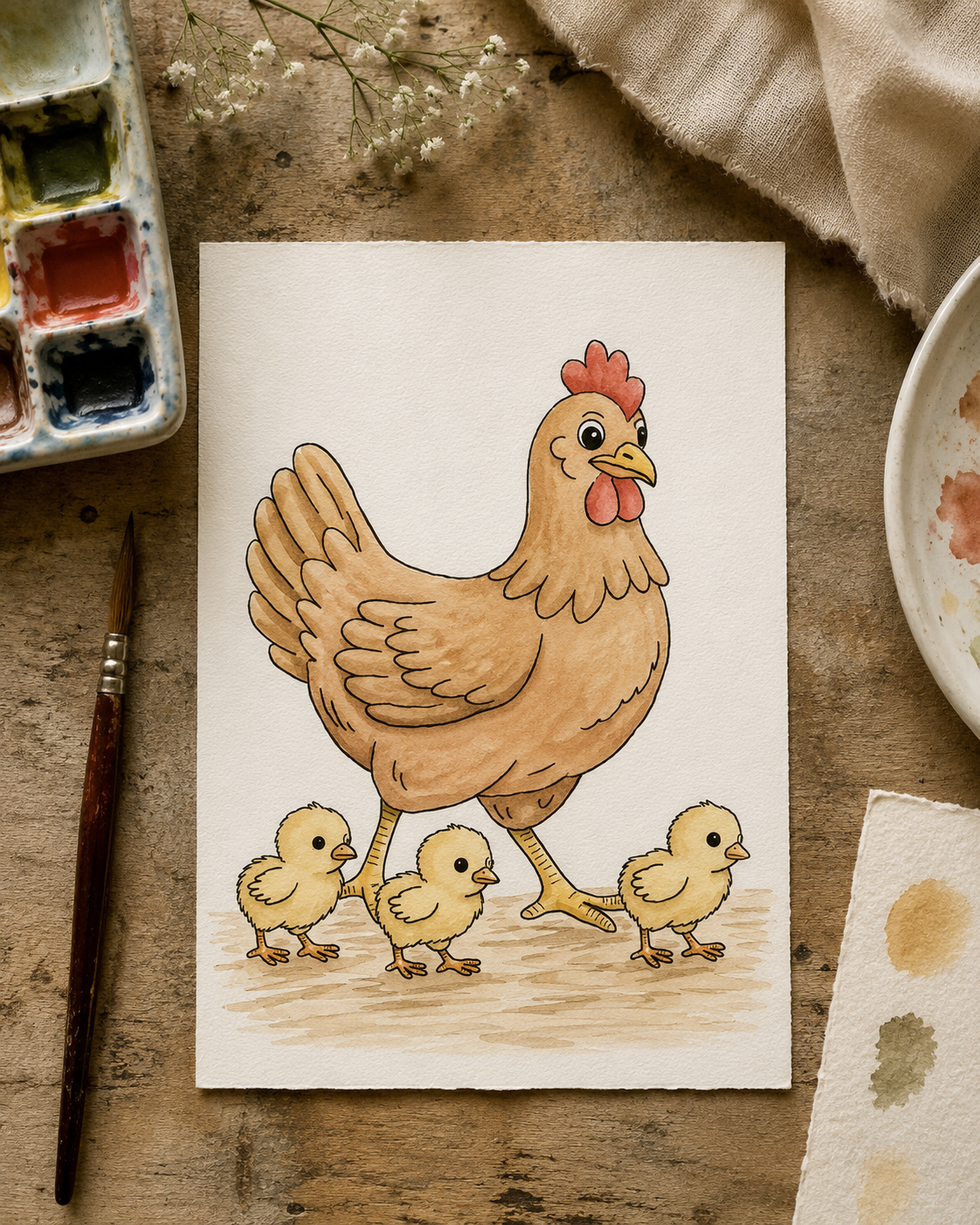 Peep Parade Chicken Series lifestyle image