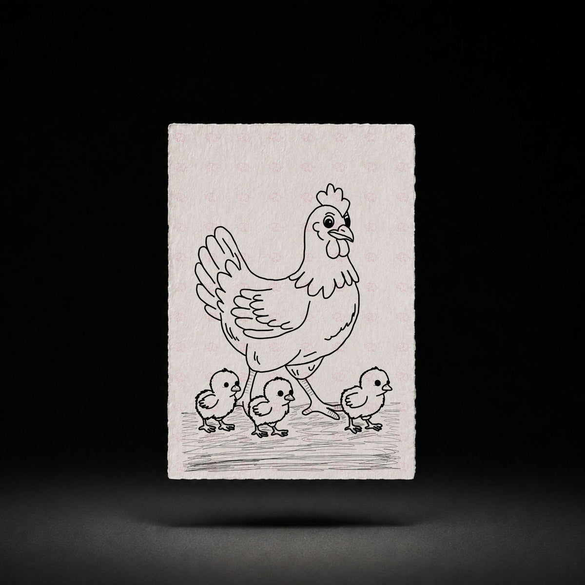 Meadow Mama Parade Paint-Your-Own Watercolor Print | Cozy Chicken Hollow