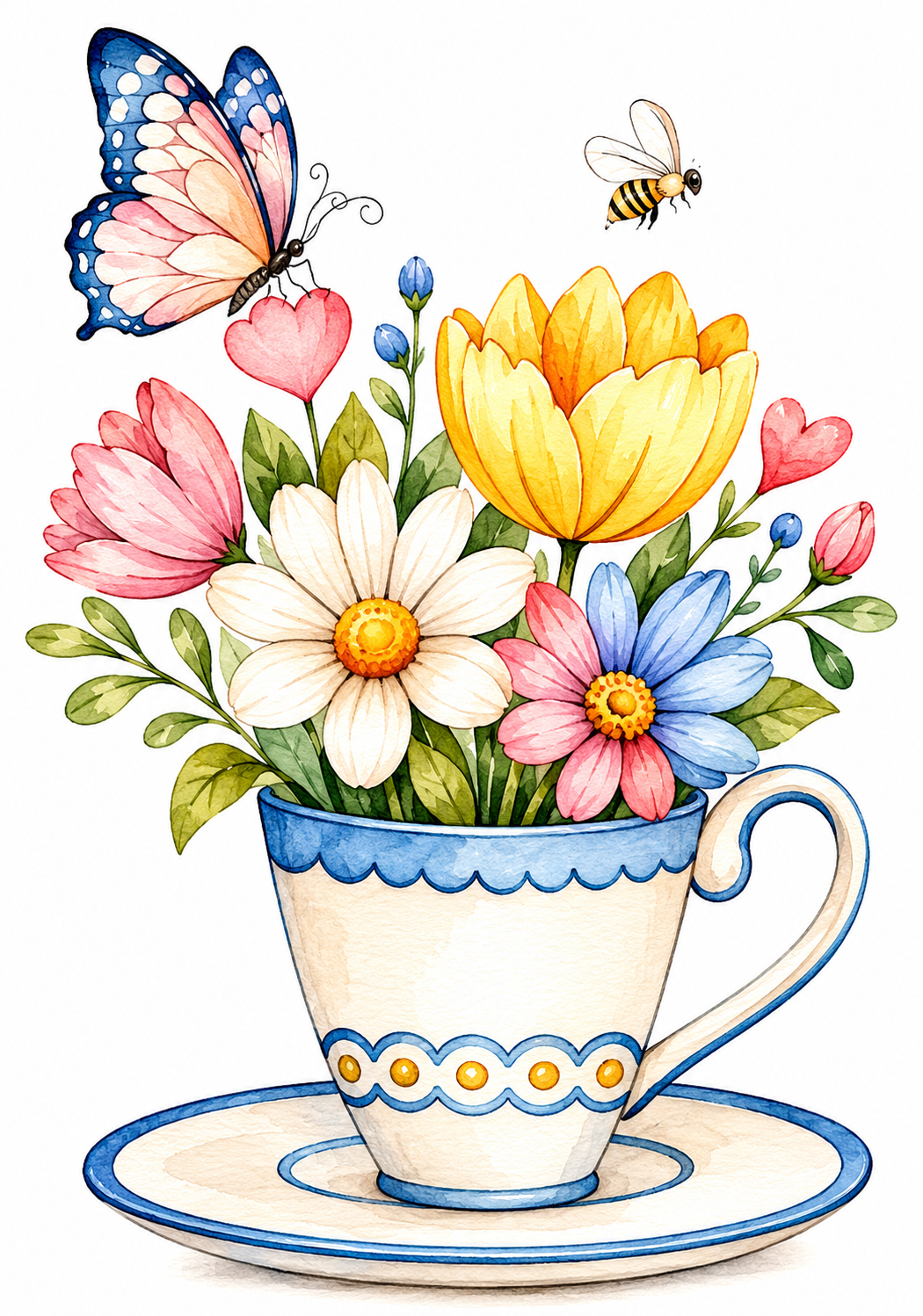 Garden Teacup Bloom