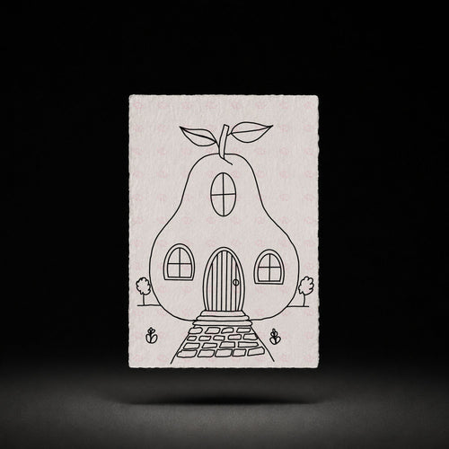 Pear Patch Cottage Paint-Your-Own Watercolor Print | Places To Live