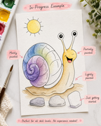 Pebble Path Snail infographic