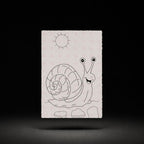 Pebble Path Snail line art preview