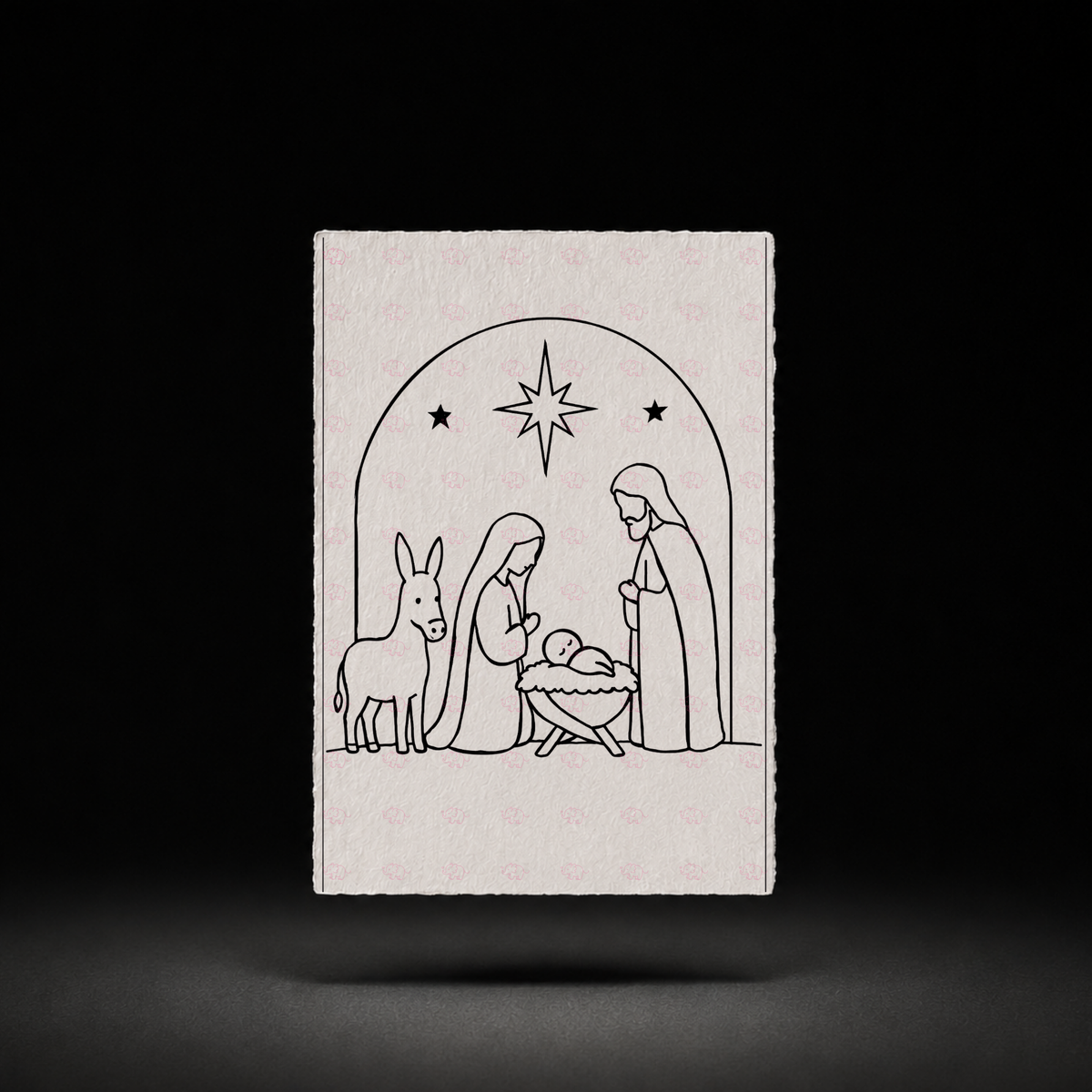 Bethlehem Welcome line art preview