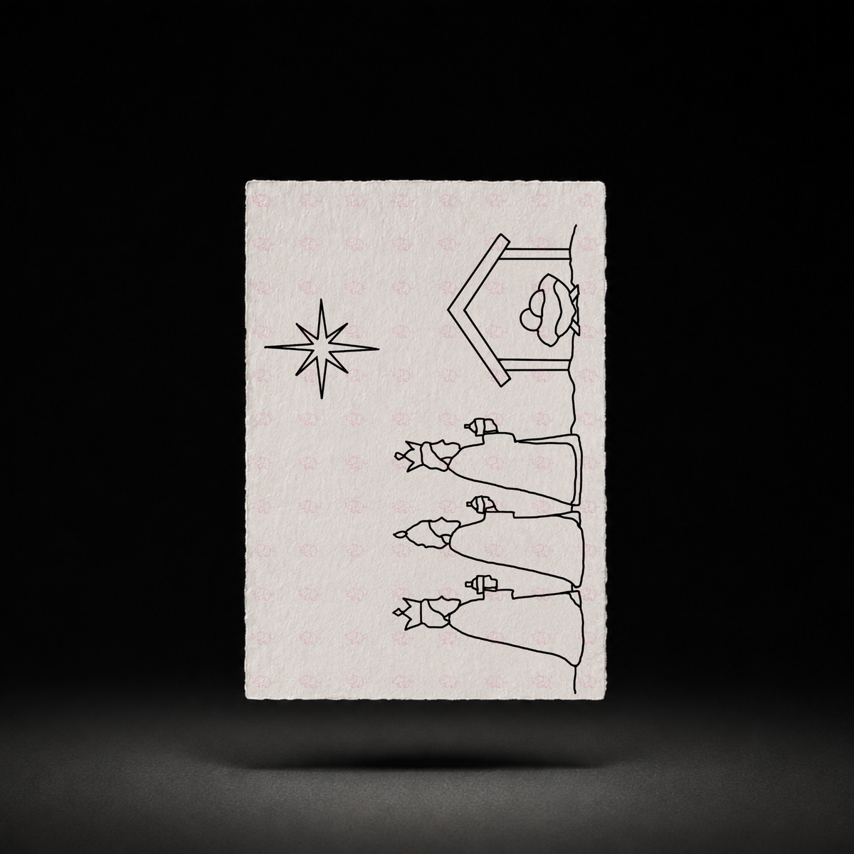 Gifts for the King line art preview
