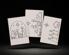Bethlehem Gifts Trio Kit line art preview