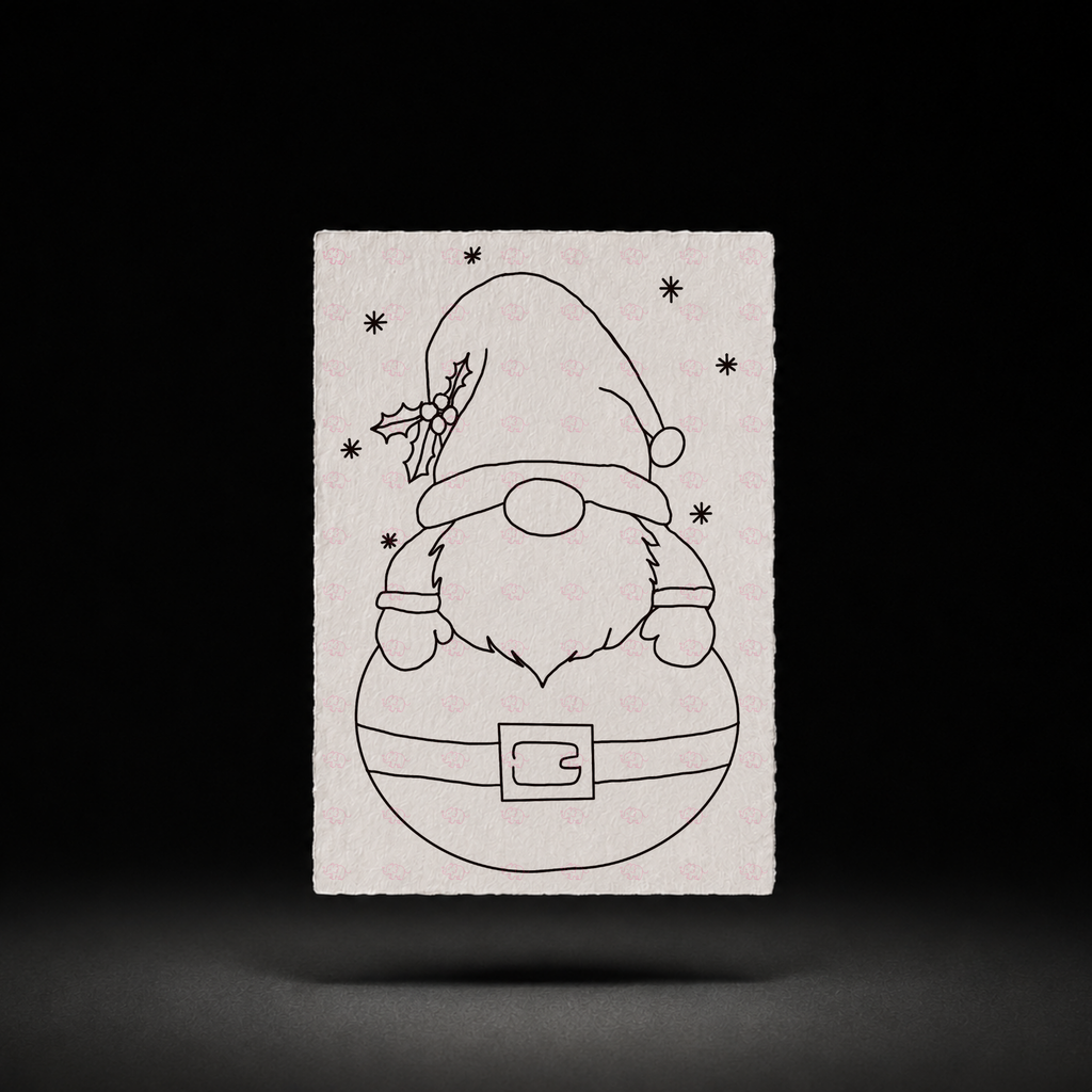 Jolly Tidings line art preview