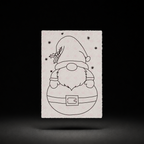 Jolly Tidings line art preview