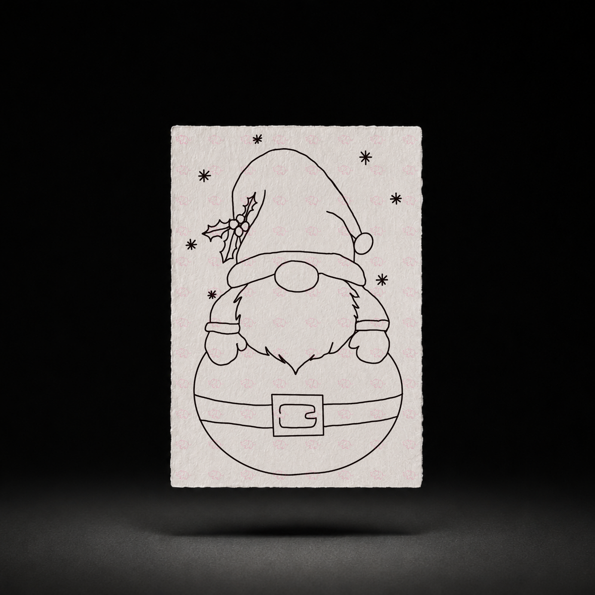 Jolly Tidings line art preview