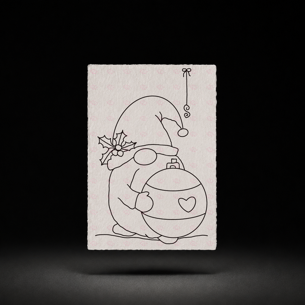 Heartfelt Ornament line art preview