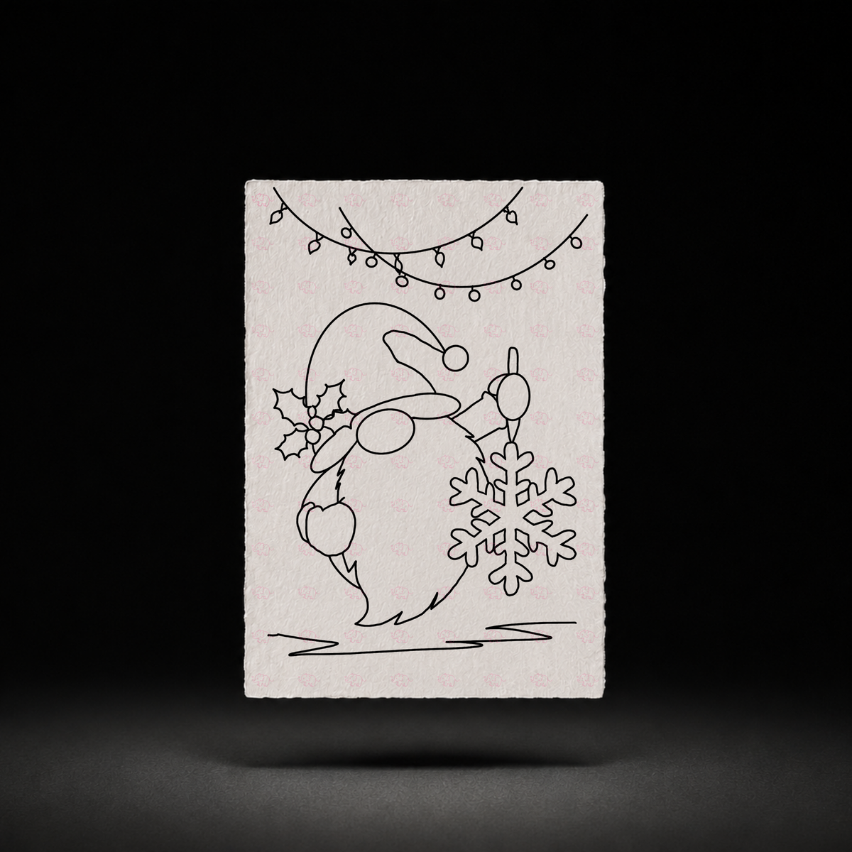 Snowflake Swing line art preview