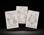 Snowy Welcome line art contents preview